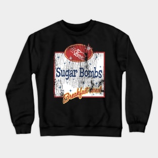 Worn Sugar Bombs Logo Crewneck Sweatshirt